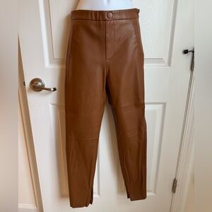 Zara faux leather pants